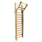 Preview: NOHrD Sprossenwand Esche, ausklappbar, 14 Sprossen, HxBxT 230x80x13 cm