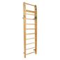 Preview: NOHrD Sprossenwand Esche, ausklappbar, 10 Sprossen, HxBxT 230x80x13 cm