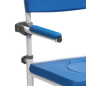 Preview: Drive Medical Dusch-Toilettenrollstuhl Aston 5“ Räder