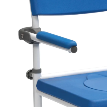 Drive Medical Dusch-Toilettenrollstuhl Aston 5“ Räder