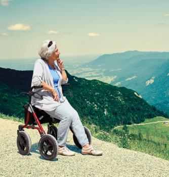 Dietz Taima XC Leichtgewichtsrollator luftbereift
