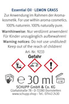 Schupp Ätherisches Öl Lemongras