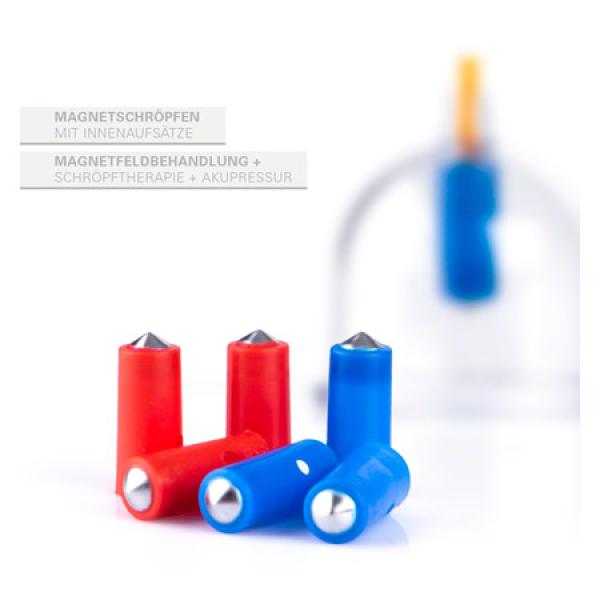 Schröpfglas-Set mit Vakuumpumpe, 14-tlg.