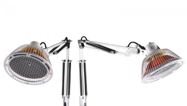 TDP-Lampe mit Doppelkopf und Digitalanzeige