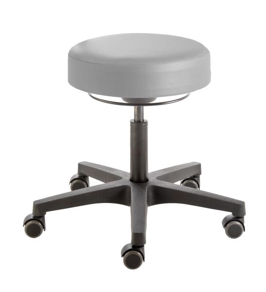 Balance-Hocker, Kunstst.-Fußkreuz, Hubbereich ca. 52 - 65 cm