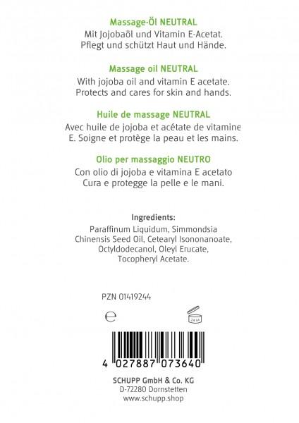 Schupp Massage-Öl Neutral