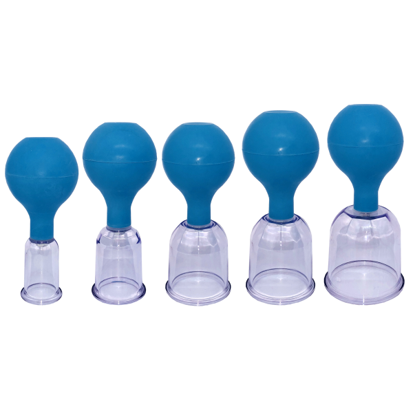 Schröpfglas aus Acryl mit Ball