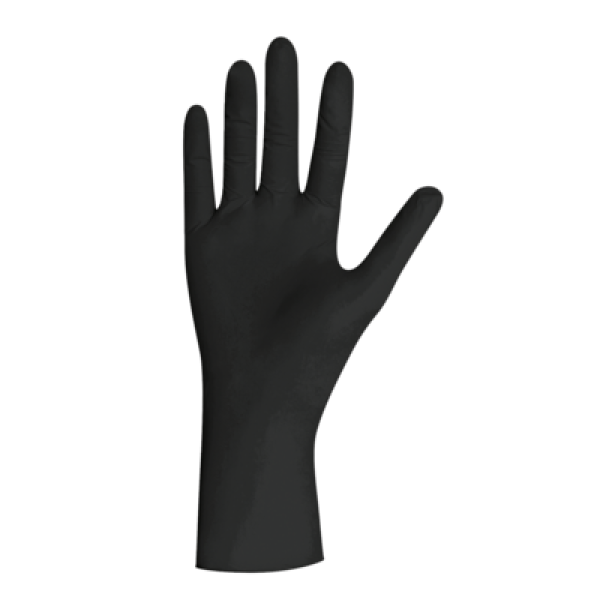 UNIGLOVES® BLACK LATEX