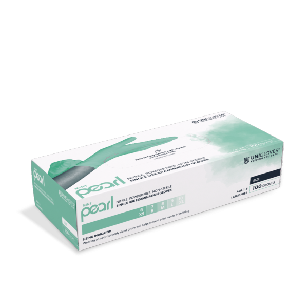 UNIGLOVES MINT PEARL® Nitrilhandschuhe